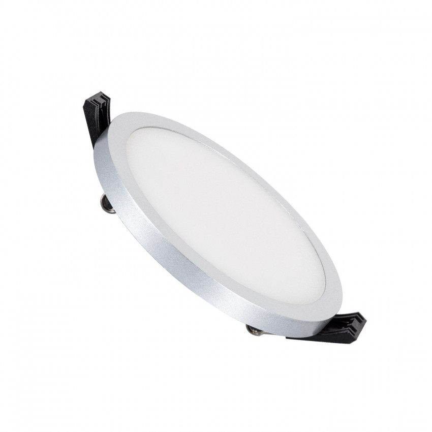 Placa LED 8W Circular Slim Surface LIFUD Cinzento Corte Ø75 mm 
