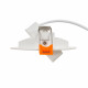 Foco Downlight LED 5W Solid COB Direccionable Circular Blanco Corte Ø 75 mm