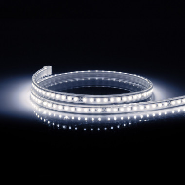 Produto de Rolo de Fita LED Regulável 220V AC 100 LED/m 50m Branco Frio IP67 Largura 14mm Corte cada 25 cm
