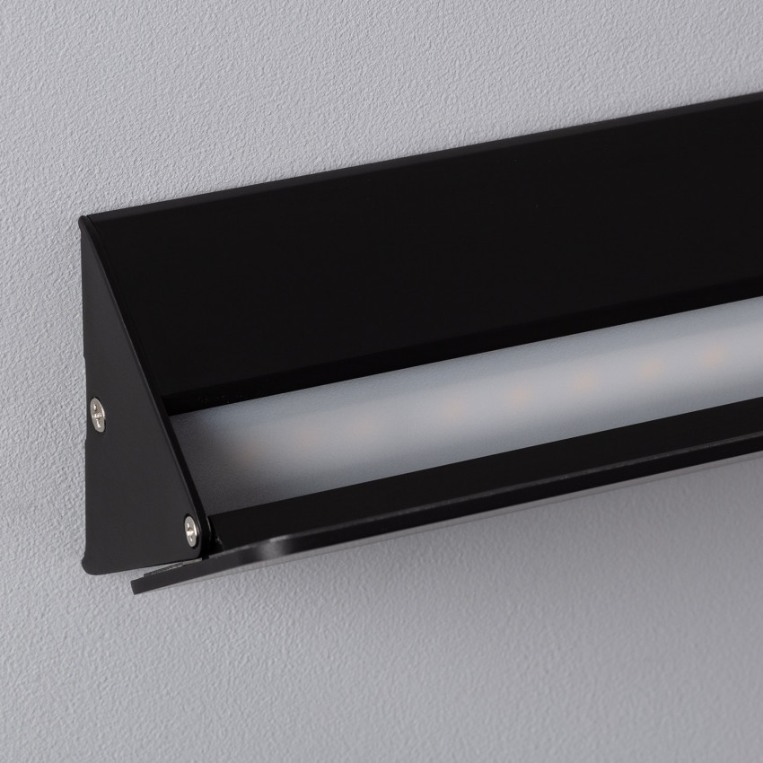 Producto de Aplique de Pared LED 10W de Aluminio Temis Negro