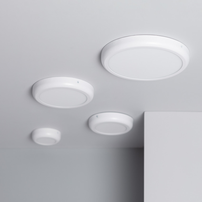 Placa de Superfície LED Circular White Design 6W