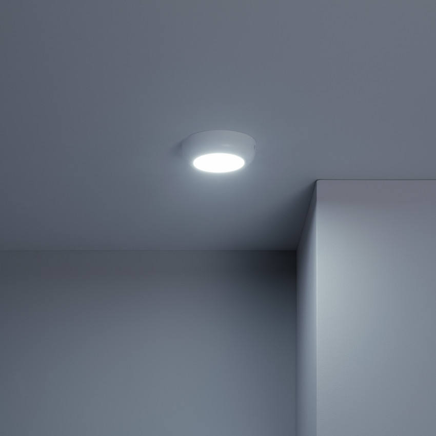 Placa de Superfície LED Circular White Design 6W