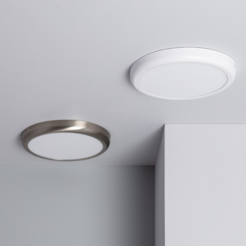Placa Superfície LED Circular White Design 24W