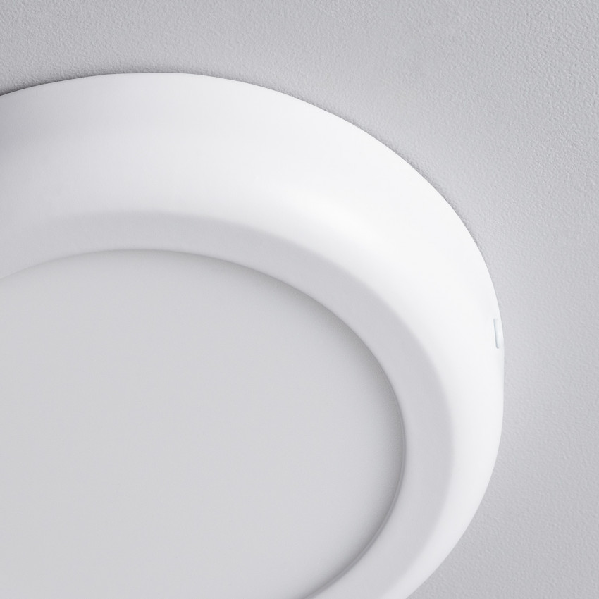 Produto de Plafón LED 12W Circular Metal Ø170 mm Design White