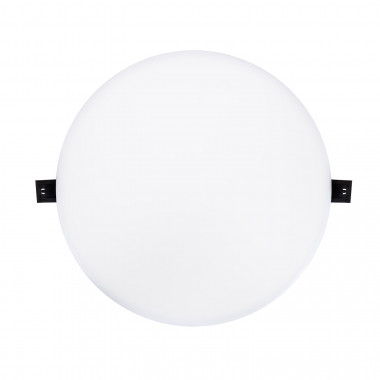 Produto de Placa LED 24W CCT Seleccionável Circular Slim Surface (UGR19) Corte Ø200 mm IP54 