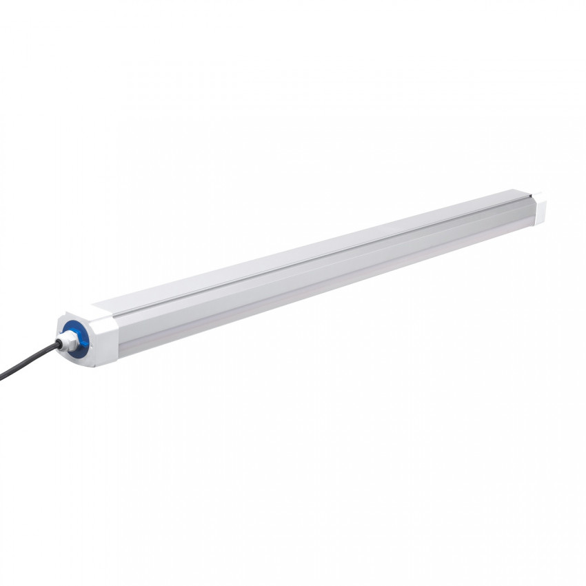Pantalla Estanca LED 120 cm 40W 150lm/W Aluminio IP65 Enlazable Regulable 1-10V