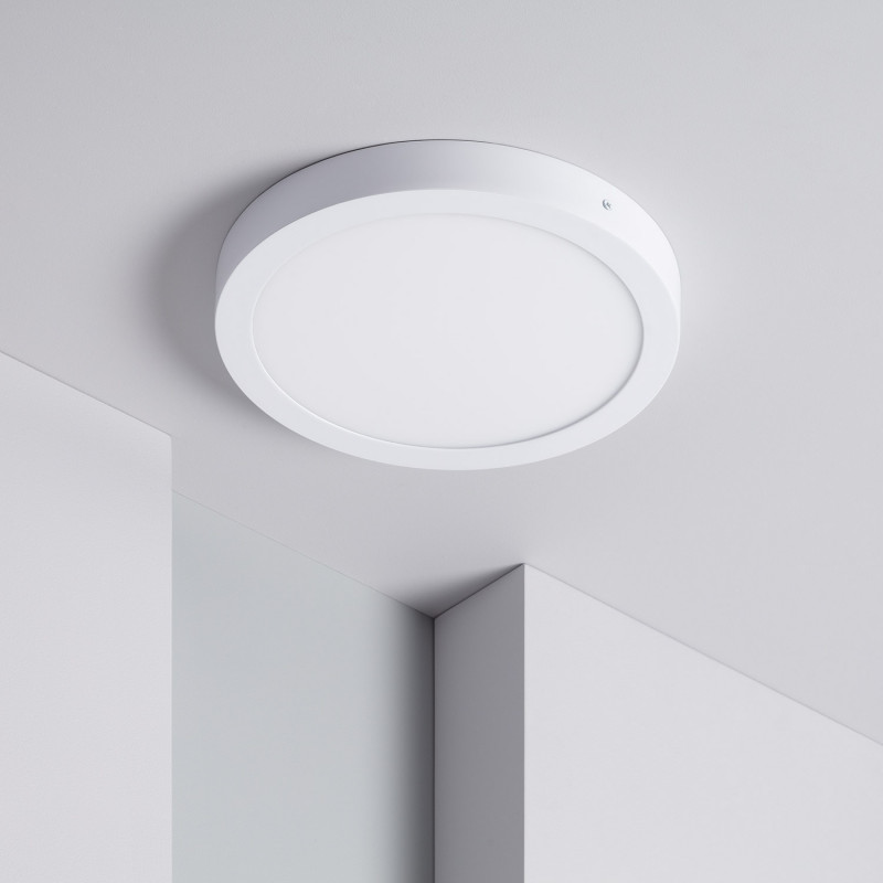 Plafón LED 25W Circular para Exterior Ø175 mm IP65 com Detector de