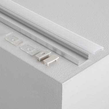 Produto de Perfil de Alumínio Superficie 2m para Fita Dupla LED Até 20mm