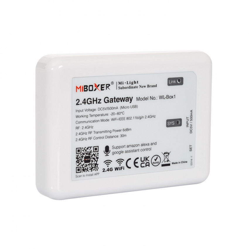 Gateway WiFi MiBoxer 2.4GHz WL-box1
