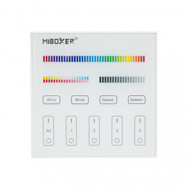 Producto de Mando RF para Regulador LED RGB + CCT 4 Zonas MiBoxer B4