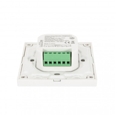 Producto de Mando RF 220-240V AC de Pared para Regulador LED Monocolor 4 Zonas RF MiBoxer T1