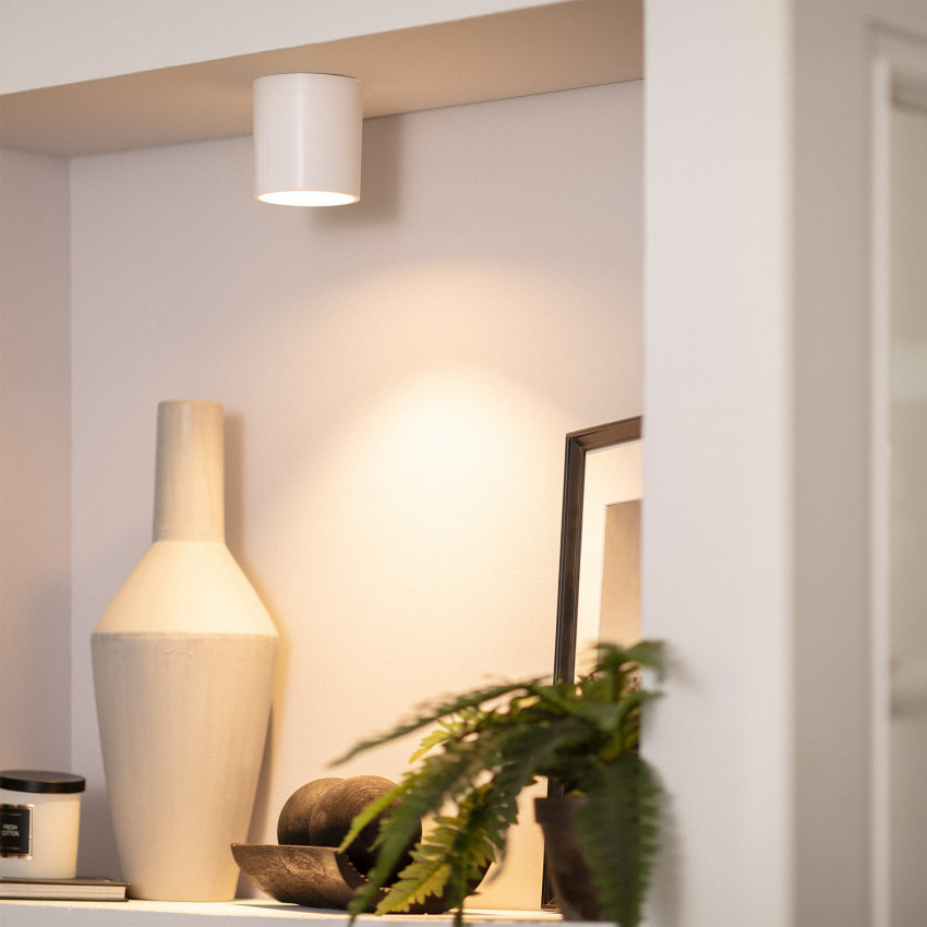 Aplique Techo Cuarzo PC Blanco Smart WiFi