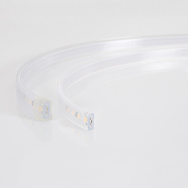 Produto de Fita LED 220V AC 100 LED/m Branco Quente IP67 à Medida Largura 14mm Corte a cada 25 cm 
