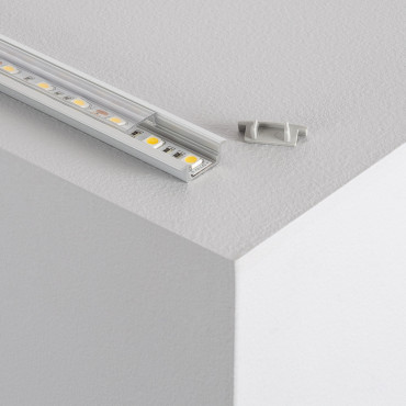 Product Perfil de Aluminio Empotrable con Tapa Continua para Tiras LED de hasta 12 mm