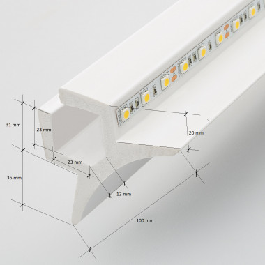 Produto de Moldura para 2 Fitas LED 2m Arco