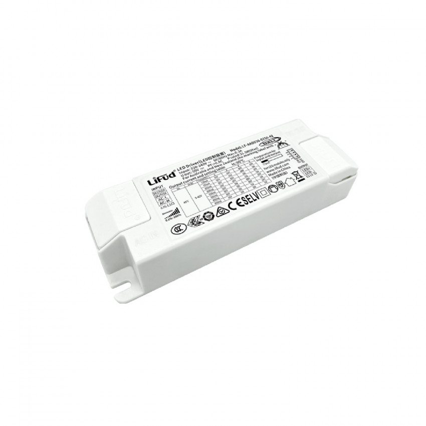 Producto de Driver LIFUD Regulable DALI 220-240V No Flicker Salida 9-42V 250-500mA 2.25-21W LF-AAD020