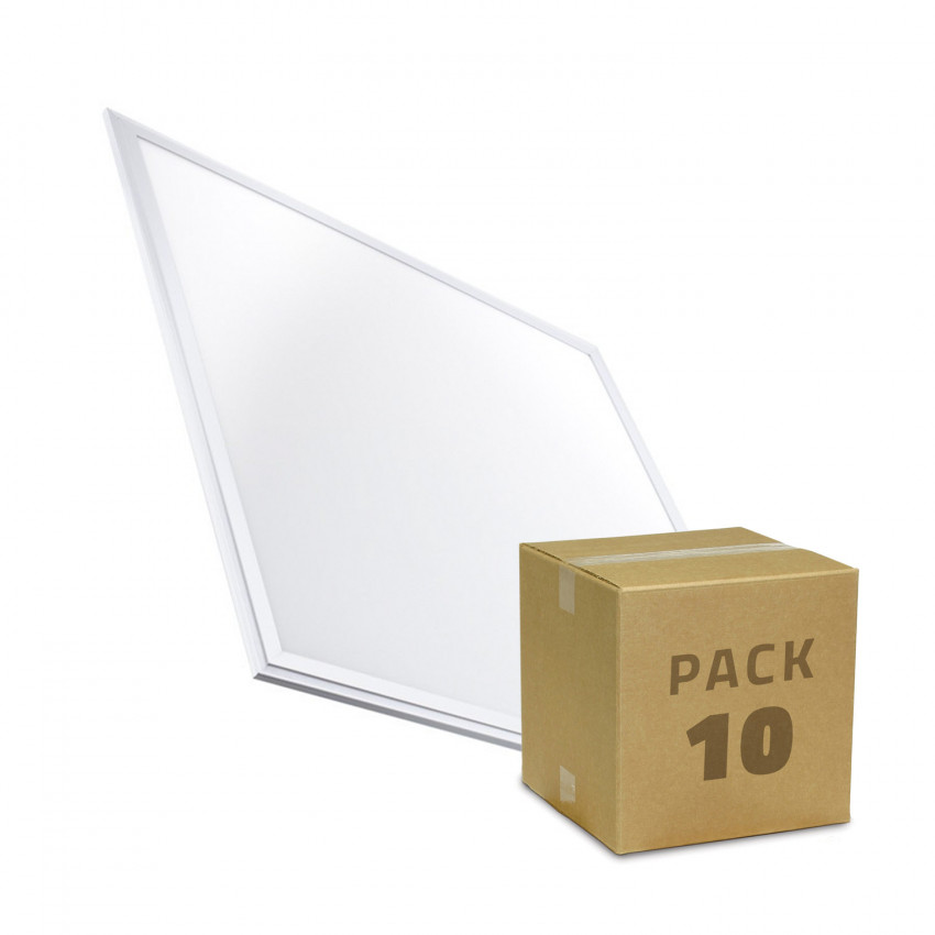Pack 10 Paneles LED 60x60cm 40W 4000lm Caja Única - DRIVER NO INCLUIDO