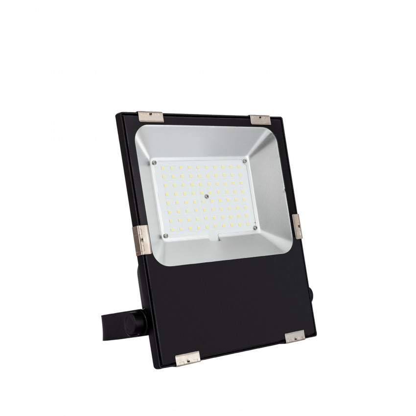 Foco Projetor LED 60W 120 lm/W IP65 HE Slim PRO Assimétrico 70ºx155º Regulável TRIAC
