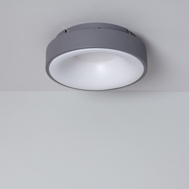 Plafon LED 15W Circular Metal Ø300 mm CCT Selecionável Wingu