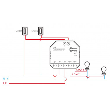 Sonoff Dual R3 Lite Switch con medición de energía wifi