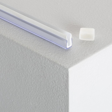 Perfil Policarbonato para Fitas Neon LED 24V