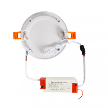 Producto de Placa LED 6W Circular SwitchCCT Seleccionable SuperSlim Corte Ø 110 mm