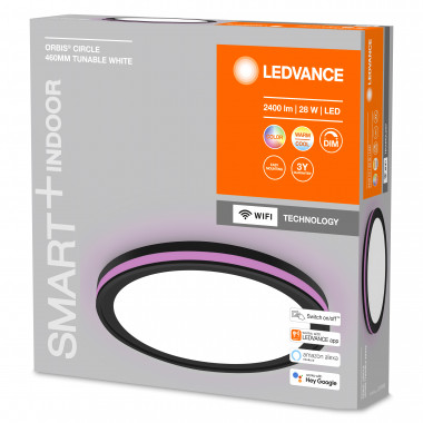 Produto de Plafon LED 28W RGBW Circular Ø460 mm Smart+ WiFi ORBIS LEDVANCE 4058075573871