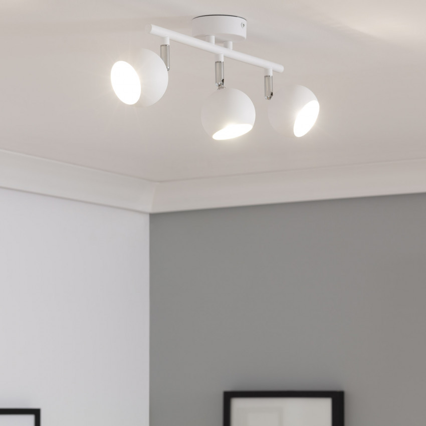 Foco Orientable Ates 3x Blanco