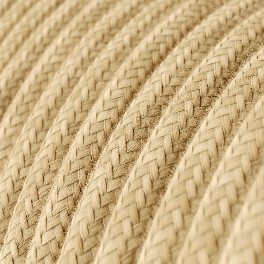 Produto de Candeeiro Suspenso de Têxtil e Madeira Spider Creative-Cables SPL114RN06DCGL