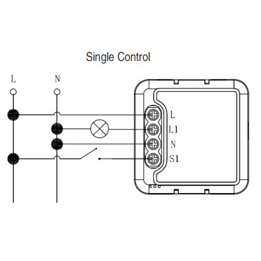 Produto de Interruptor WiFi Regulador Compatível com Botão de Pressão