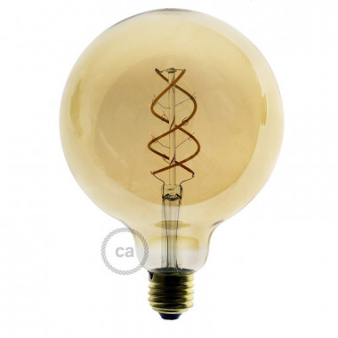 Producto de Bombilla Filamento LED E27 5W 250 lm G125 Regulable Creative-Cables DL700140 
