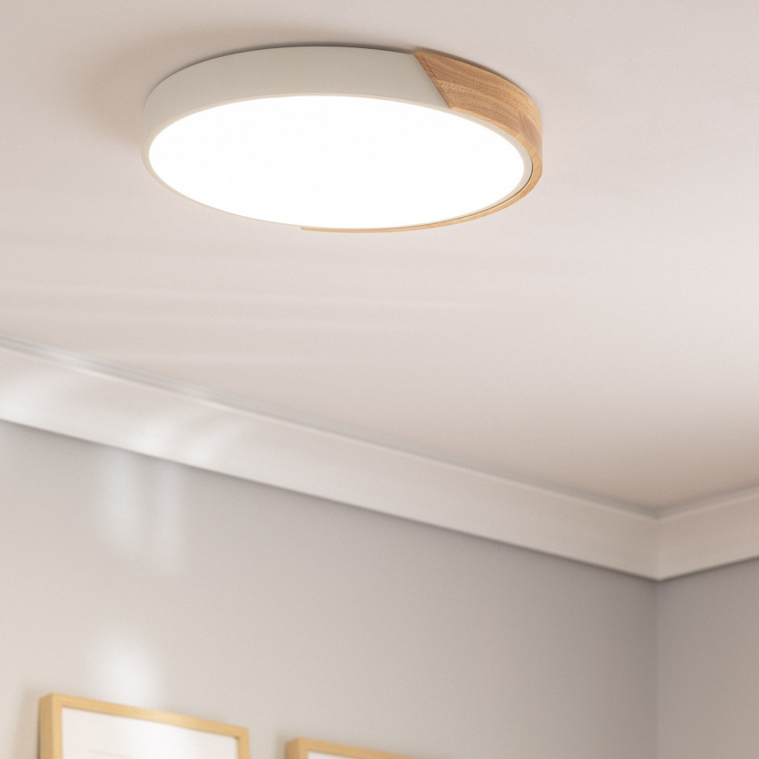 Plafón LED Circular CCT Semi-Dari 18W