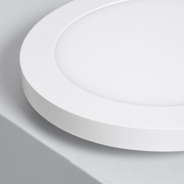 Produto de Placa LED 22W CCT Seleccionável Circular Slim Surface Corte Ajustável Ø 60-160 mm