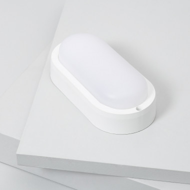 Producto de Plafón LED 15W Oval para Exterior 85x173 mm IP65 Hublot White