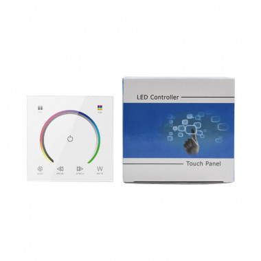 Controlador Regulador Pared Táctil para Tira LED 12/24V DC RGBW