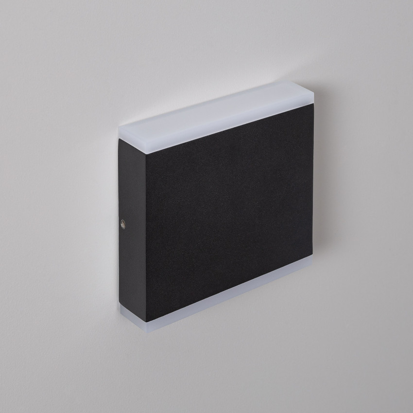 Aplique de Pared LED Orus Iluminación Doble Cara IP54 6W Negro