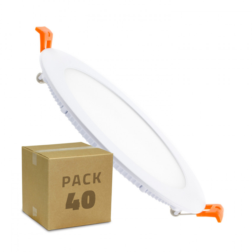 PACK Placa LED Circular SuperSlim 18W (40x4.99€)