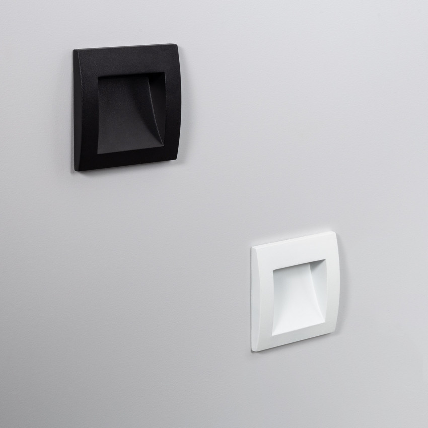 Baliza LED Leif IP65 1W Negro