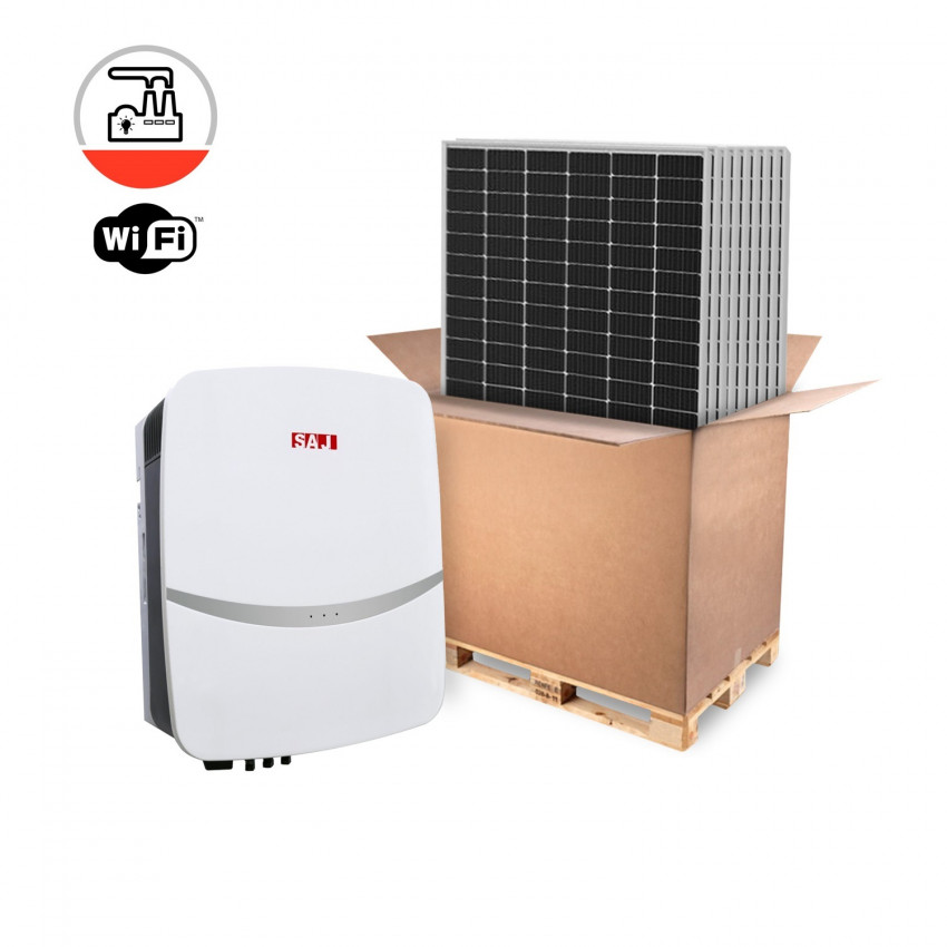 Kit Solar Autoconsumo SAJ Industrial Trifásico 15-20 kW Painel RISEN