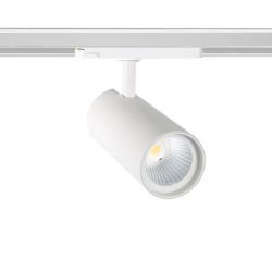 Foco Carril LED Trifásico 40W New d'Angelo Blanco CRI90 PHILIPS Xitanium