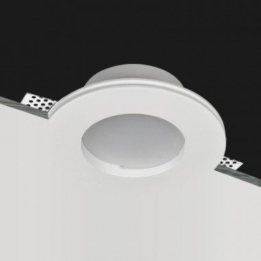 Produto de Aro Downlight Integração em Gesso/Pladur Circular para Lâmpada LED GU10 / GU5.3 Corte Ø133 mm