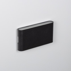 Aplique de Pared Exterior LED 12W Aluminio Iluminación Doble Cara Vesta Negro