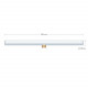 Bombilla Tubo LED S14d Opal Regulable 6.2W 50 cm Creative-Cables SEG55098