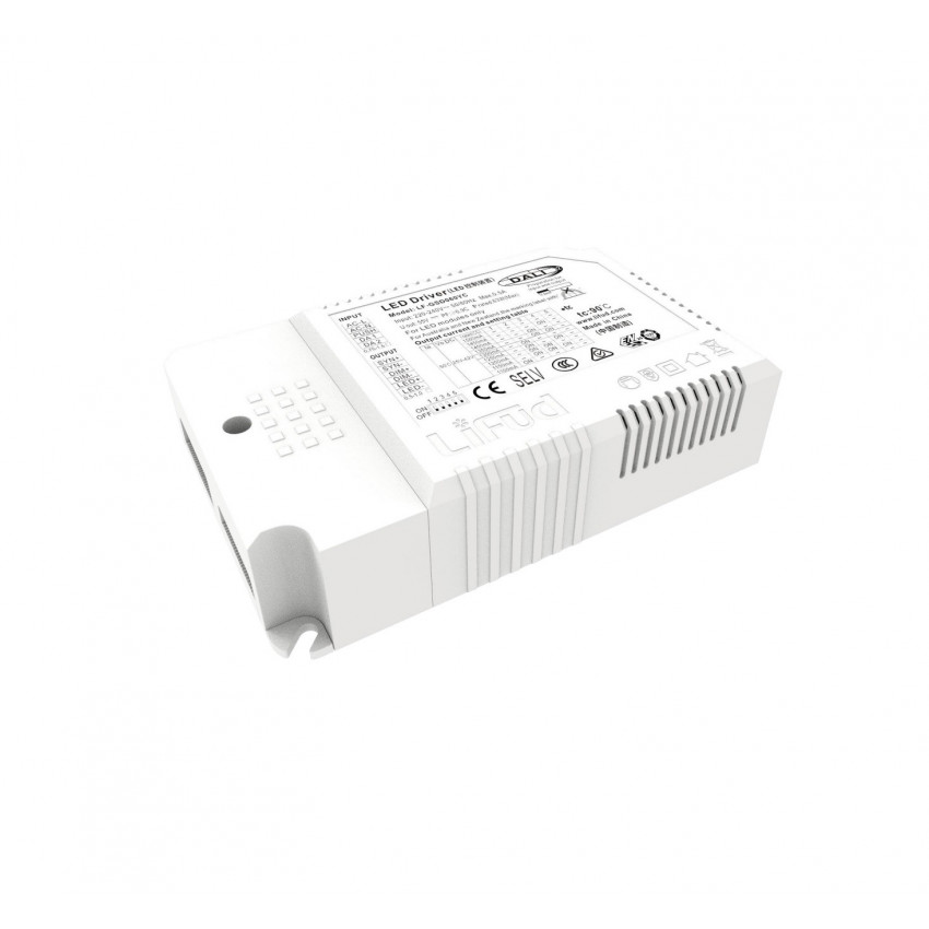 Driver LIFUD Regulable DALI No Flicker 220-240V Salida 25-42V 1100-1500mA 50W LF-GSD060YC