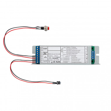 Kit de Emergencia para Luminarias LED No Permanente con Botón Autotest