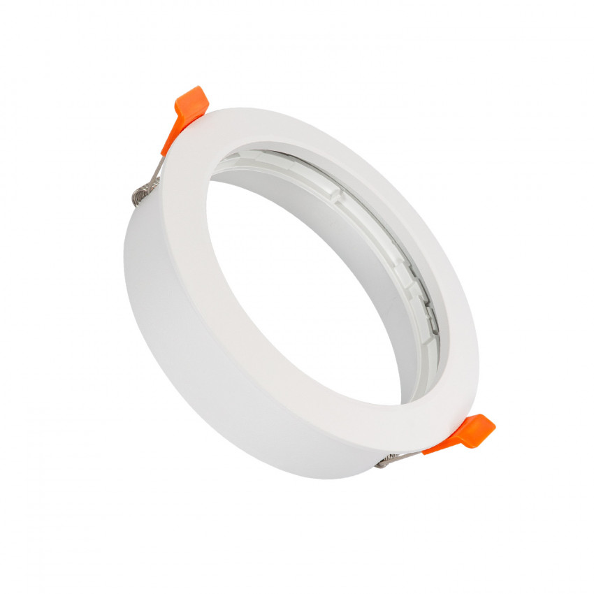 Aro Downlight Encastrável Circular para Lâmpada LED GU10 AR111 Corte Ø 125 mm