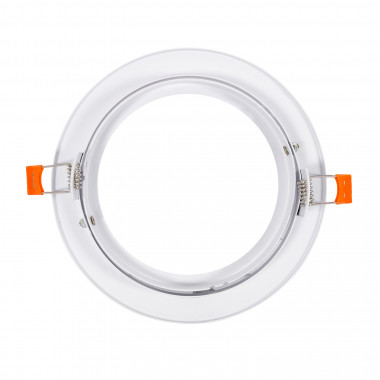Produto de Aro Downlight Circular Basculante para Lâmpada LED GU10 AR111 Corte Ø 120 mm