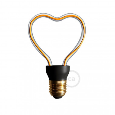Bombilla Filamento LED E27 8W 330 lm Regulable Creative-Cables Art Heart SEG50148