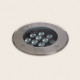 Foco Exterior LED 12W Solid Empotrable Suelo Inox