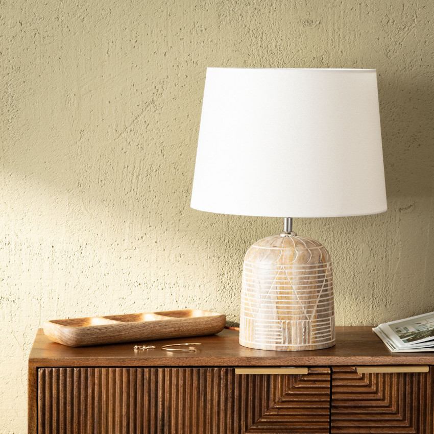 Producto de Lámpara de Mesa Madera Koson ILUZZIA